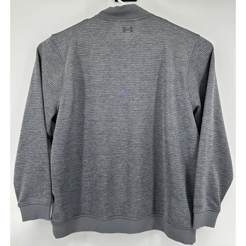 Under Armour Loose‎ Coldgear Quarter Zip Pullover Gray Men's Size 2XL
